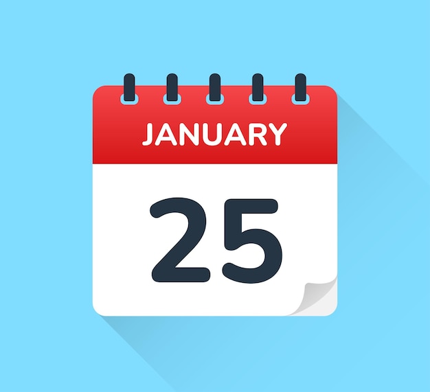 Kalender Januar 25 25th January Calendar 3d Icon. 3d January 25 Calendar Date, Month Icon …